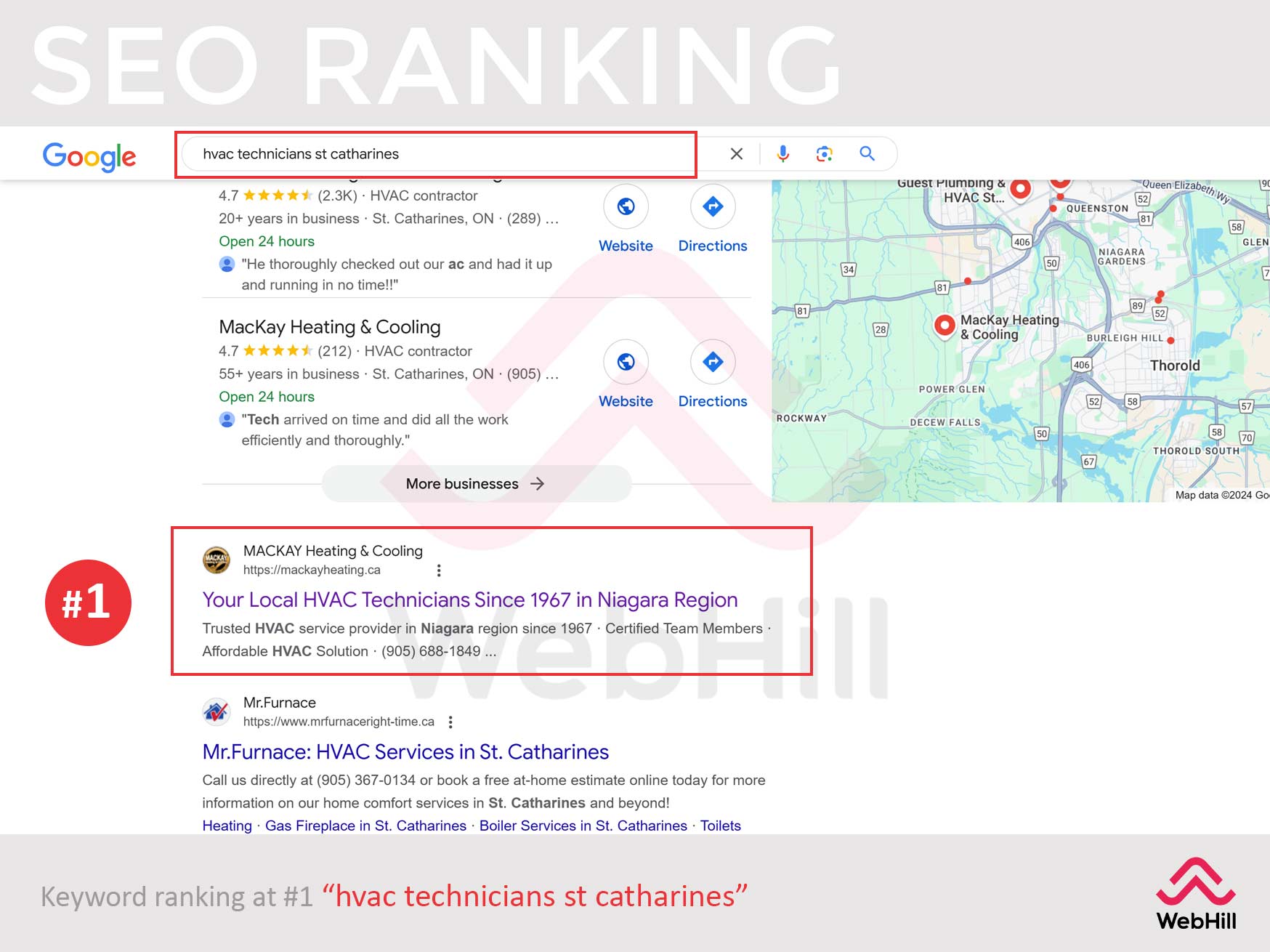 HVAC SEO #1 Ranking