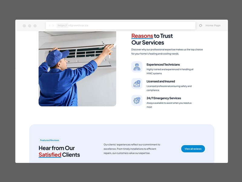HVAC Web Design Richmond Hill
