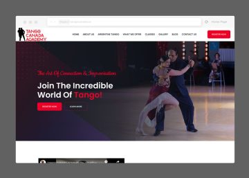 tango Canada web design
