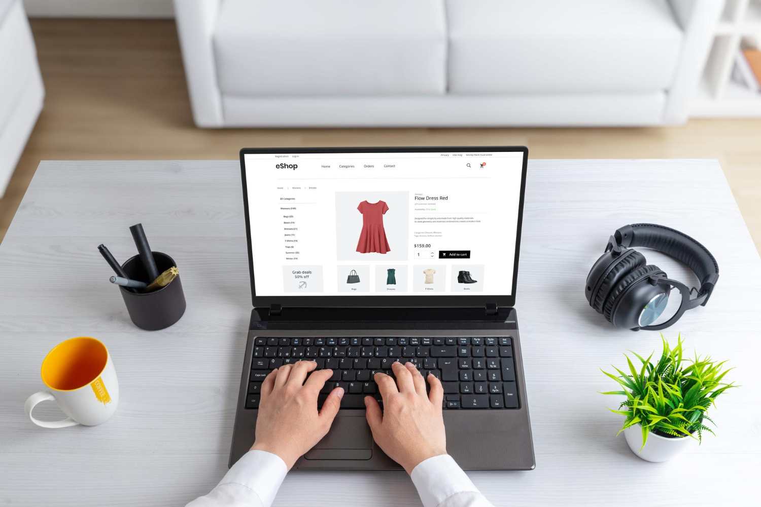 Custom eCommerce Website