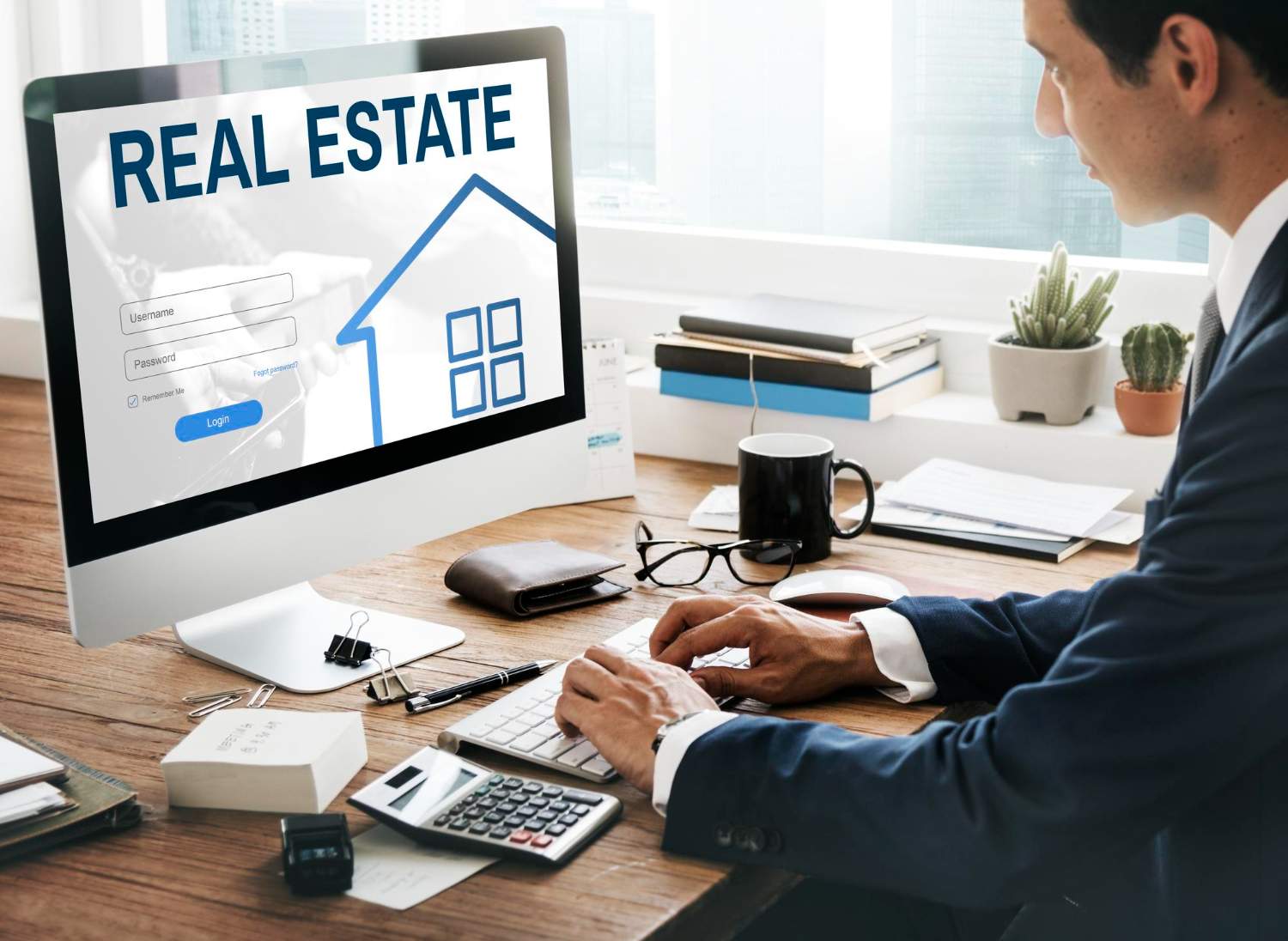 custom real estate web design