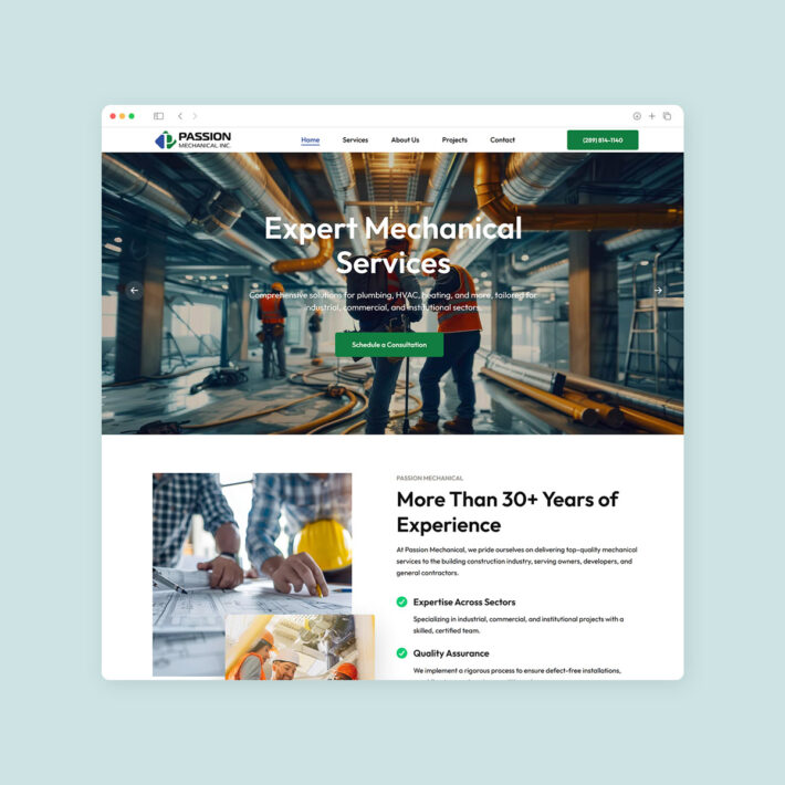 Mechanical Web Design