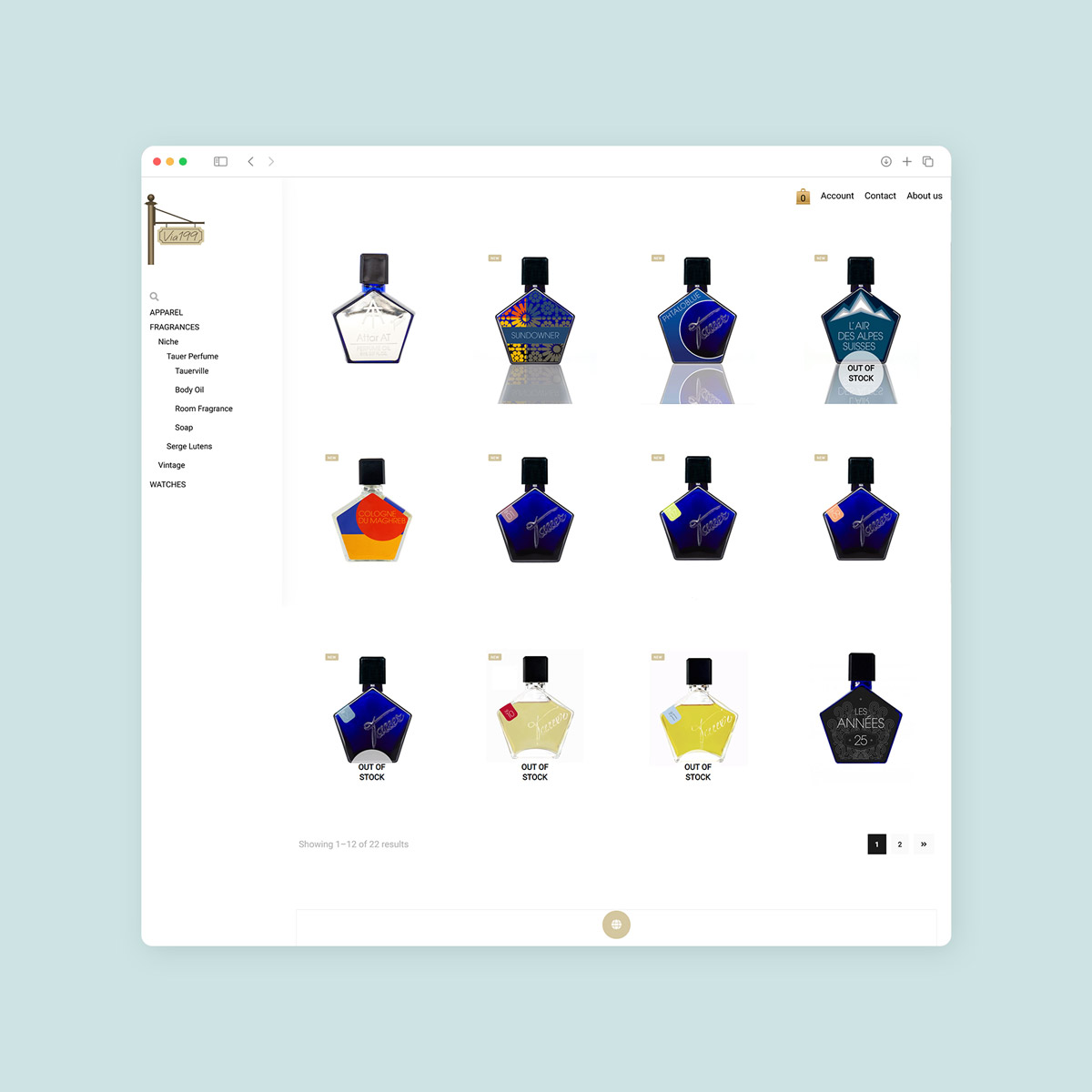 fashion eCommerce web design
